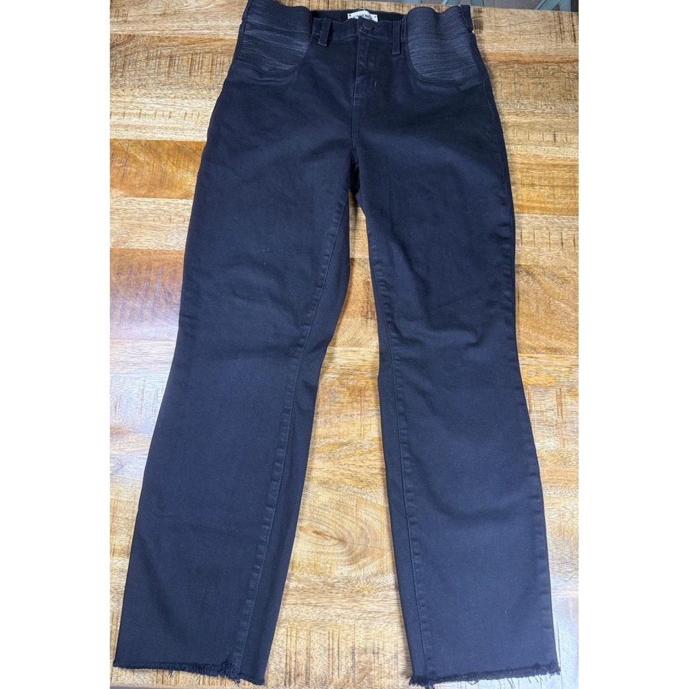 L'AGENCE Selma Maternity Bootcut High‎ Rise Jeans Black Pants Size 28